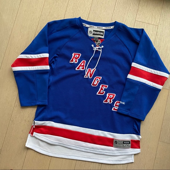 Maillot de hockey vintage New York Rangers, bleu, taille garçon XL CCM